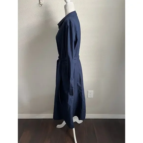 boden roseland shirt dress Boden Roseland Navy Blue Shirt Dress Women's 14R Red Cuff Button Front  Belted is available for purchase on au PAY Market - Imported Goods Online  Store Co.Ltd